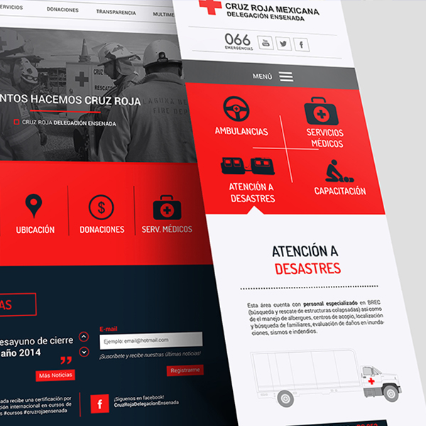 ensenada diseño gráfico graphic design ernesto monzón congreso cruz roja web
