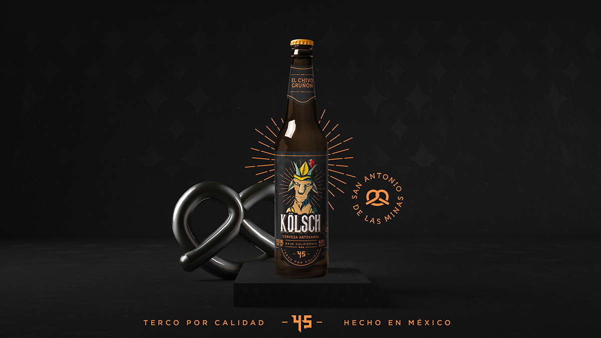 chivo gruñon ensenada  cerveza artesanal diseño ernesto monzón