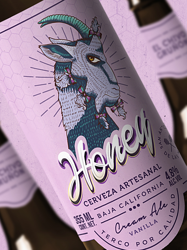 chivo gruñon ensenada  cerveza artesanal diseño ernesto monzón